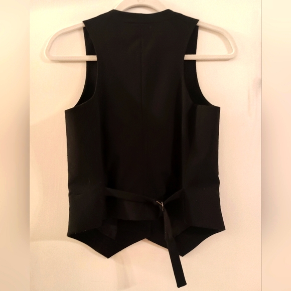 Express Vest Black Size 5/6 - Picture 3 of 3
